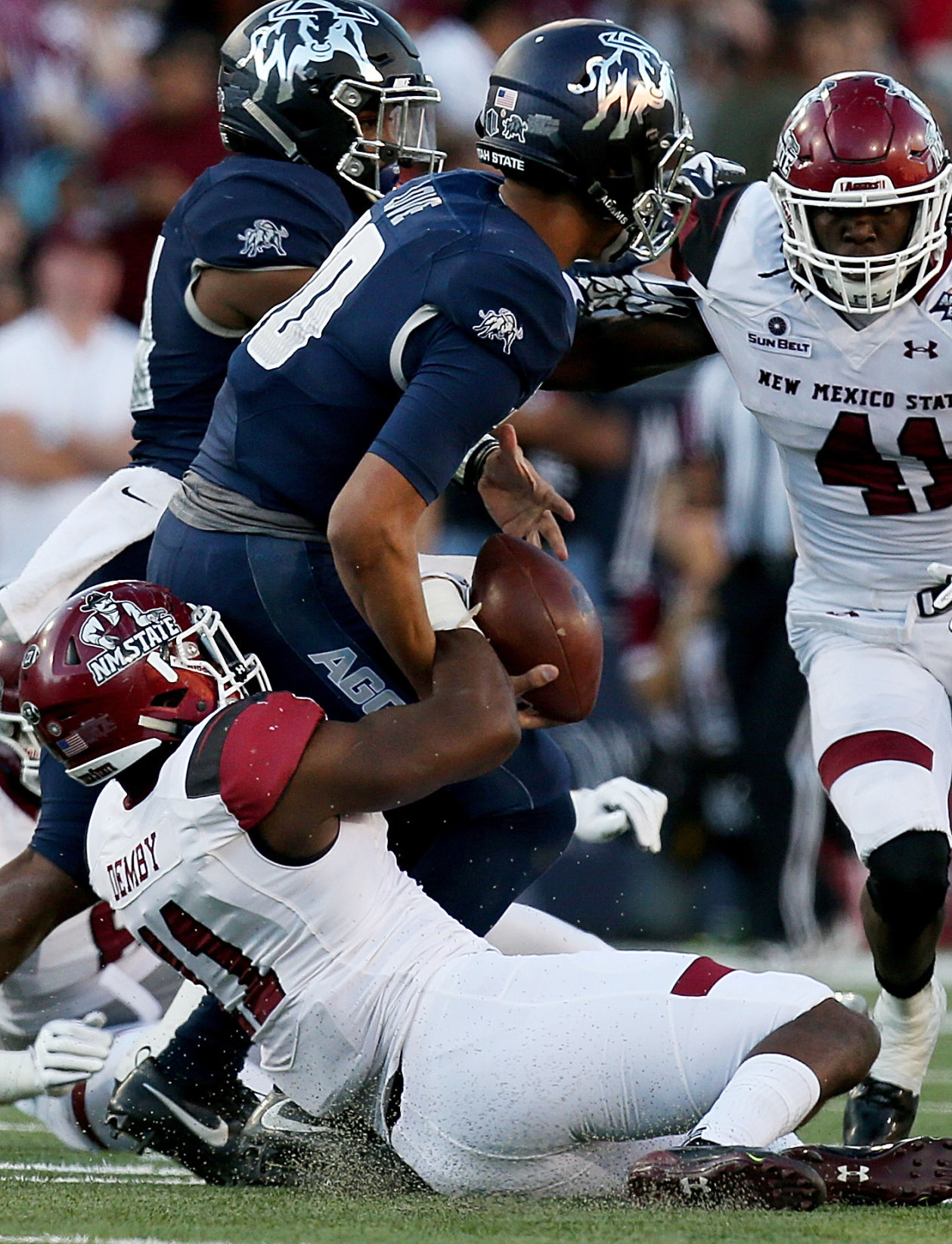 New Mexico State 26, Utah State 20